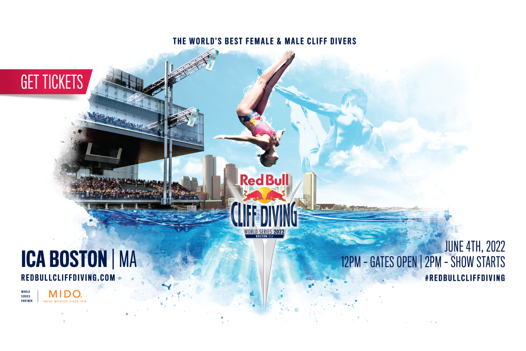 Red Bull Cliff Diving Boston 2024 Tickets Ilsa Raquel